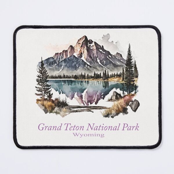 Item preview, Grand Teton National Park Wyoming - Travel Destination designed and sold by Lisa Weber.