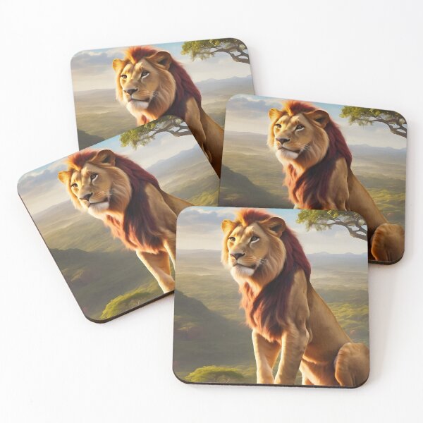 Item preview, King Lion Sitting on Rock designed and sold by Zvezdas1991.