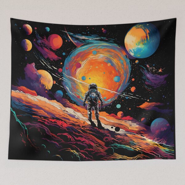 Item preview, Vibrant Comic Space Adventure: Astronaut's Odyssey designed and sold by Rivanes.