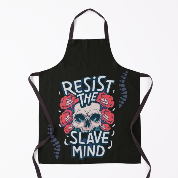 Item preview, Resist The Slave Mind-skull design designed and sold by Mohommadzaki Mulla.