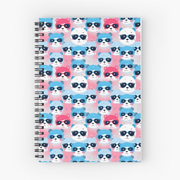 Item preview, Blue and Pink Cute Panda Composite Overlay Pattern #1 designed and sold by ARTficiallyAnon.