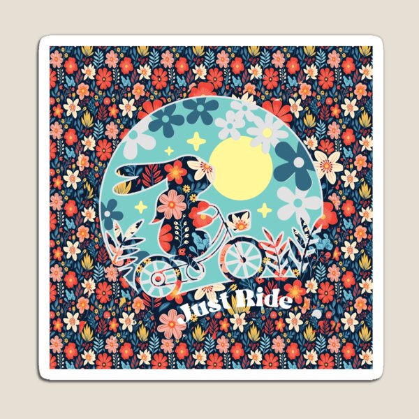 Item preview, Just Ride - Riding a Bike with The Cutest Bunny  designed and sold by Vachala.