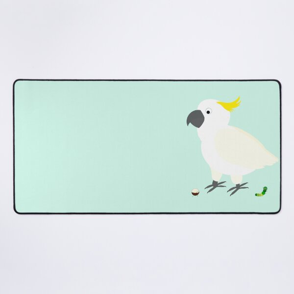 Item preview, Cockatoo parrot, caterpillar and macadamia designed and sold by Sunny-Sally.