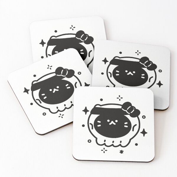Item preview, Halloween Skull Cat Girl Art Spooky Gothic Black Cat Design designed and sold by mimimiao.
