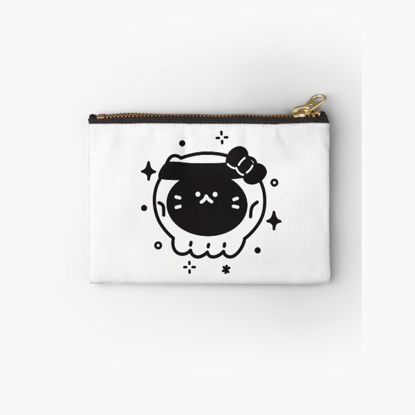 Item preview, Halloween Skull Cat Girl Art Spooky Gothic Black Cat Design designed and sold by mimimiao.