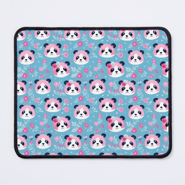 Item preview, Blue and Pink Cute Panda Composite Overlay Pattern #2 designed and sold by ARTficiallyAnon.