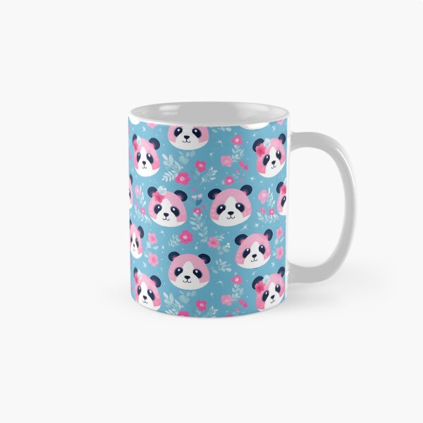 Item preview, Blue and Pink Cute Panda Composite Overlay Pattern #2 designed and sold by ARTficiallyAnon.
