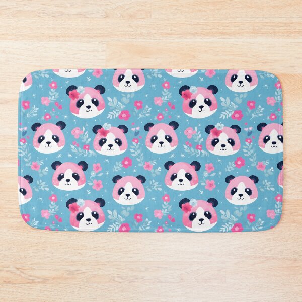 Item preview, Blue and Pink Cute Panda Composite Overlay Pattern #2 designed and sold by ARTficiallyAnon.