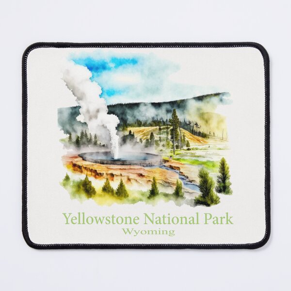 Item preview, Yellowstone National Park, Wyoming - Travel Destination designed and sold by Lisa Weber.