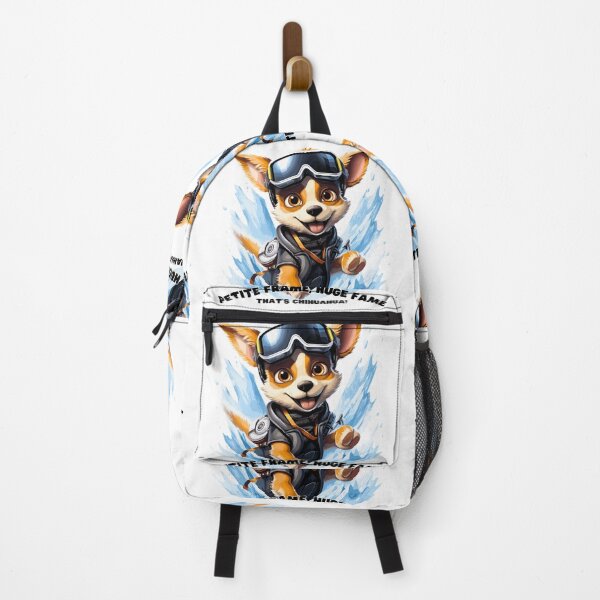 Item preview, Chihuahua's Snowy Sashay: Winter Ski Dance Tee designed and sold by Moisky Art.