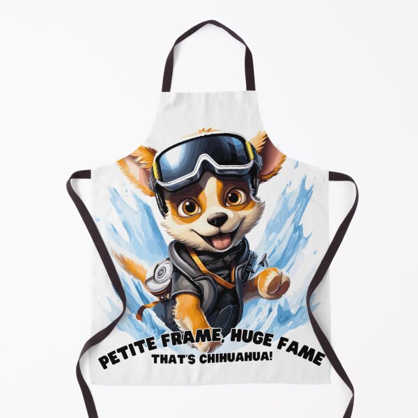Item preview, Chihuahua's Snowy Sashay: Winter Ski Dance Tee designed and sold by Moisky Art.