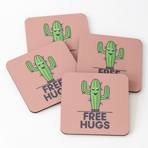 Item preview, Embrace Desert Bliss: Free Hugs Cactus Collection designed and sold by ThePurpleMelon.
