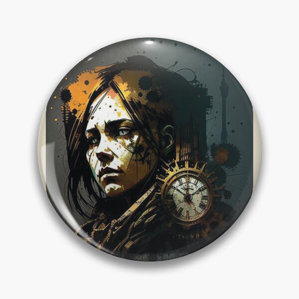 Item preview, Steampunk Portrait #8 - Sticker and T-Shirt Design designed and sold by MindAsylum.