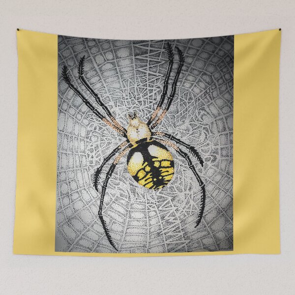 Item preview, Writing Spider (Argiope aurantia) designed and sold by WanderingMogwai.
