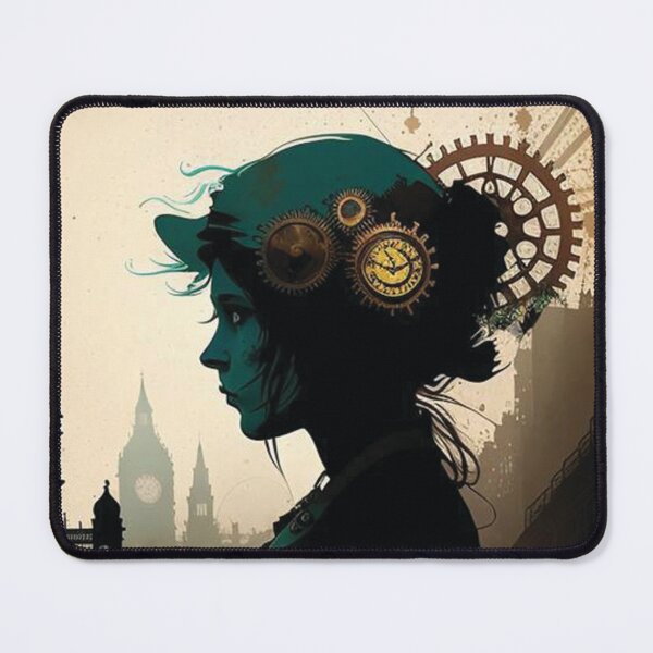 Item preview, Steampunk Portrait #9 - Sticker and T-Shirt Design designed and sold by MindAsylum.