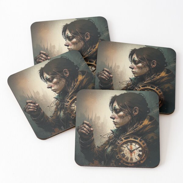 Item preview, Steampunk Portrait #10 - Sticker and T-Shirt Design designed and sold by MindAsylum.