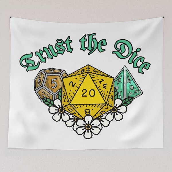 Item preview, Trust the Dice designed and sold by MelissaMystery.