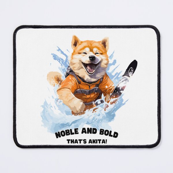 Item preview, Akita's Alpine Expedition: Winter Ski Quest Tee designed and sold by Moisky Art.