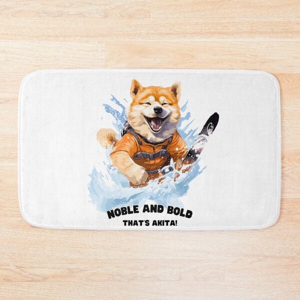 Item preview, Akita's Alpine Expedition: Winter Ski Quest Tee designed and sold by Moisky Art.