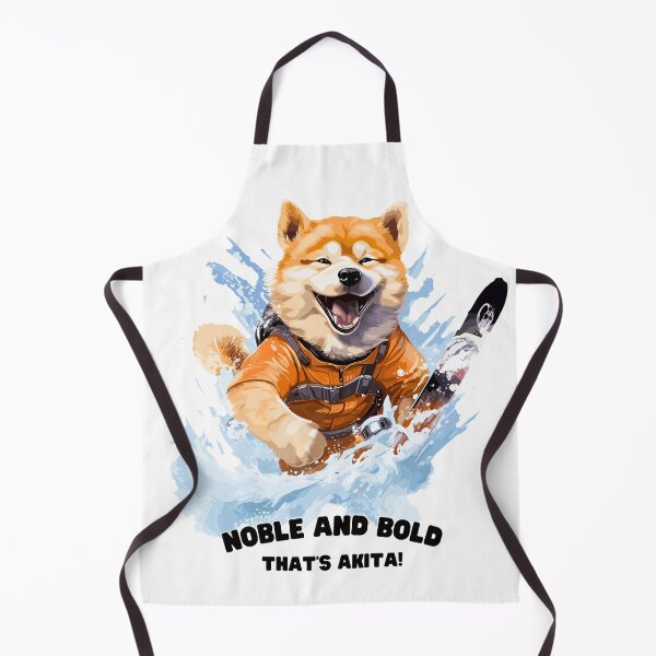Item preview, Akita's Alpine Expedition: Winter Ski Quest Tee designed and sold by Moisky Art.