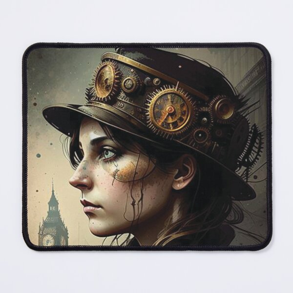 Item preview, Steampunk Portrait #12 - Sticker and T-Shirt Design designed and sold by MindAsylum.
