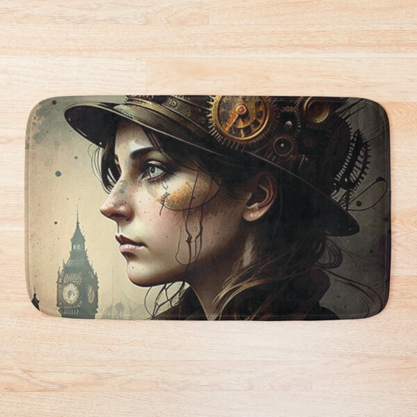 Item preview, Steampunk Portrait #12 - Sticker and T-Shirt Design designed and sold by MindAsylum.