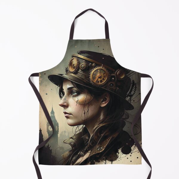 Item preview, Steampunk Portrait #12 - Sticker and T-Shirt Design designed and sold by MindAsylum.
