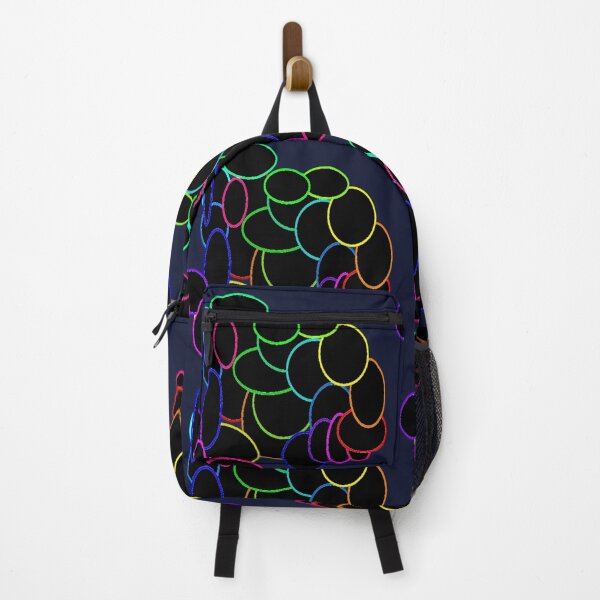 Item preview, Black and Multicolor Ellipses Abstract designed and sold by DianeBP.