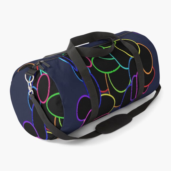 Item preview, Black and Multicolor Ellipses Abstract designed and sold by DianeBP.