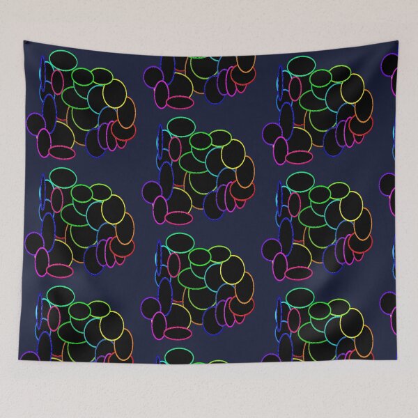 Item preview, Black and Multicolor Ellipses Abstract designed and sold by DianeBP.