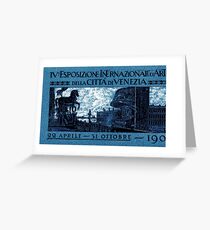 1901 Venice International Arts Exposition Greeting Card