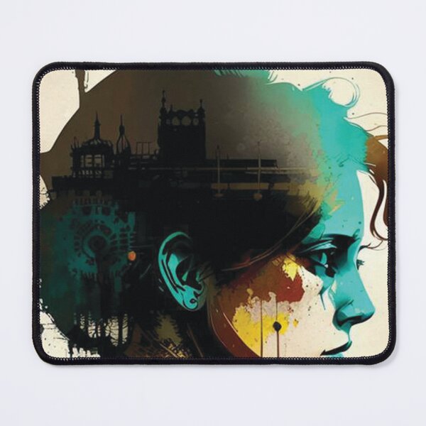 Item preview, Steampunk Portrait #13 - Sticker and T-Shirt Design designed and sold by MindAsylum.