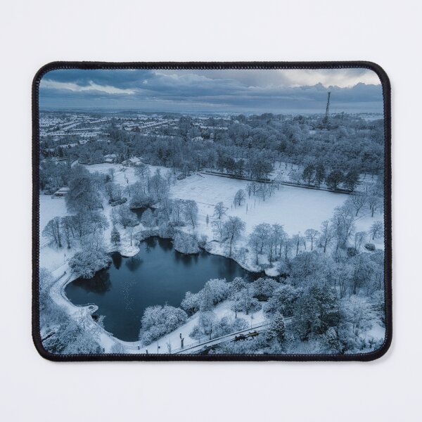 Item preview, Snow Scene of Corporation Park, Blackburn, Lancashire, UK designed and sold by Shafiq Khan.