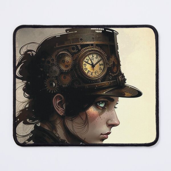Item preview, Steampunk Portrait #15 - Sticker and T-Shirt Design designed and sold by MindAsylum.