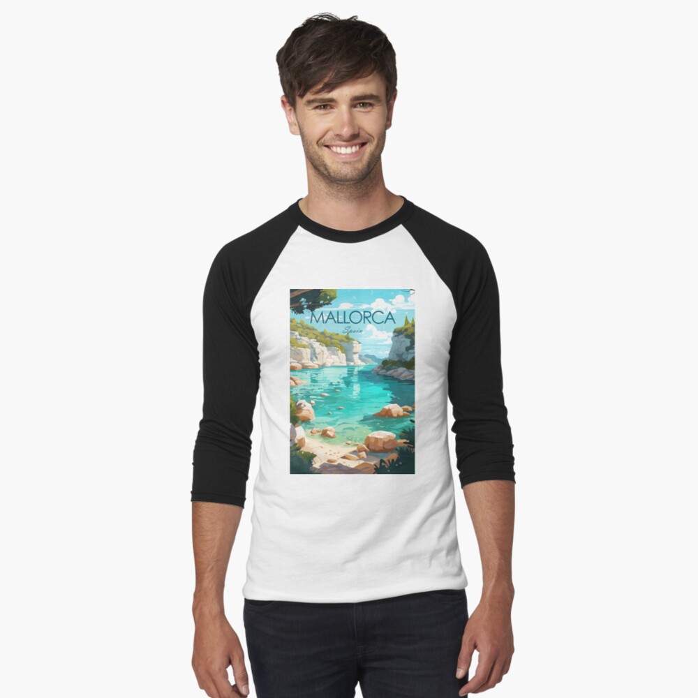 Item preview, Baseball ¾ Sleeve T-Shirt designed and sold by stephaniepu.
