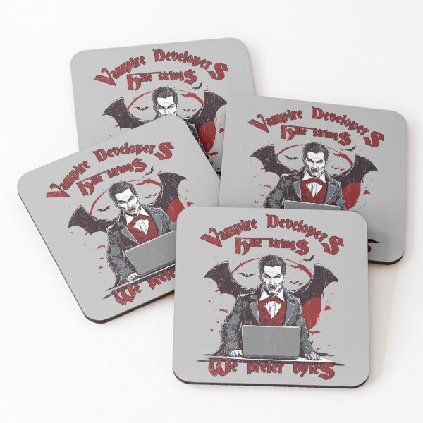 Item preview, Funny Vampire - Vampire Puns - Halloween Software Developer - We Prefer bytes designed and sold by brindled.