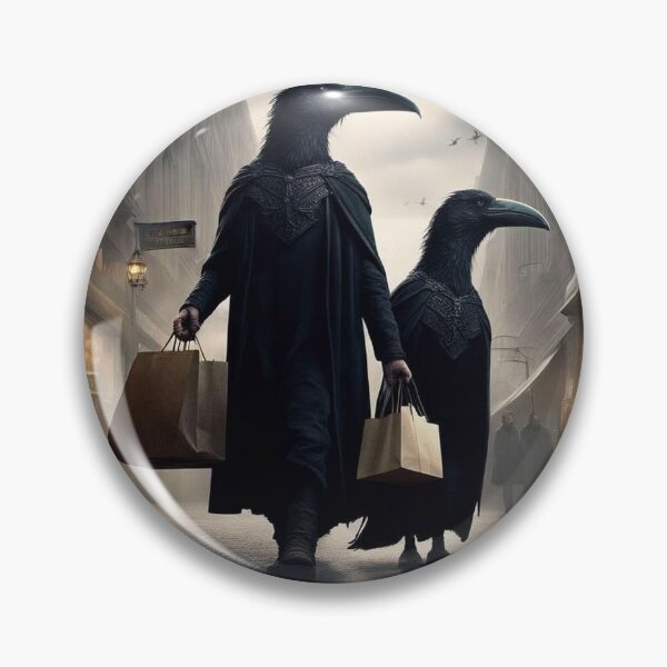 Item preview, Huginn and Muninn go shopping designed and sold by Sheeprustler.