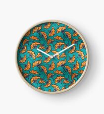 African Wax Fabric Clock