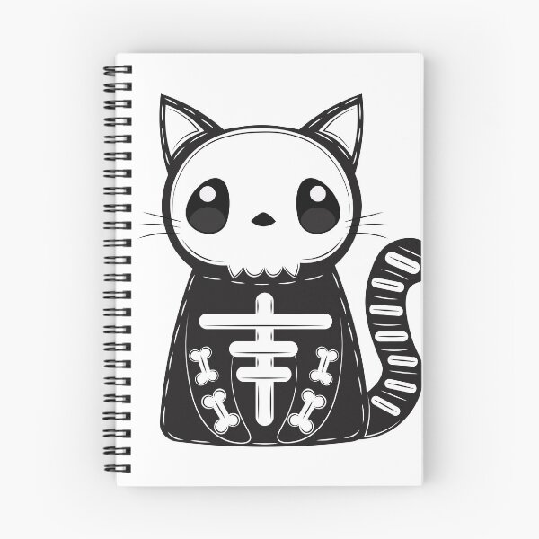 Item preview, skeleton cat designed and sold by shestiger.