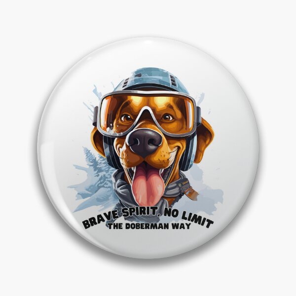 Item preview, Doberman's Winter Dash: Ski Slope Champion Tee designed and sold by Moisky Art.