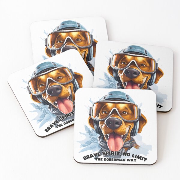 Item preview, Doberman's Winter Dash: Ski Slope Champion Tee designed and sold by Moisky Art.