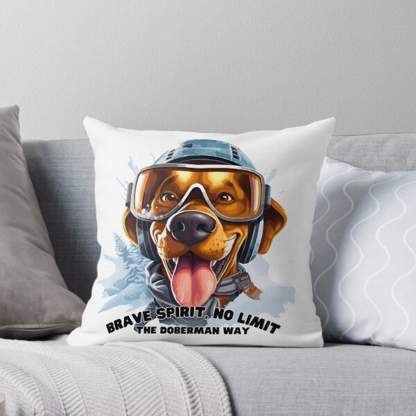 Item preview, Doberman's Winter Dash: Ski Slope Champion Tee designed and sold by Moisky Art.