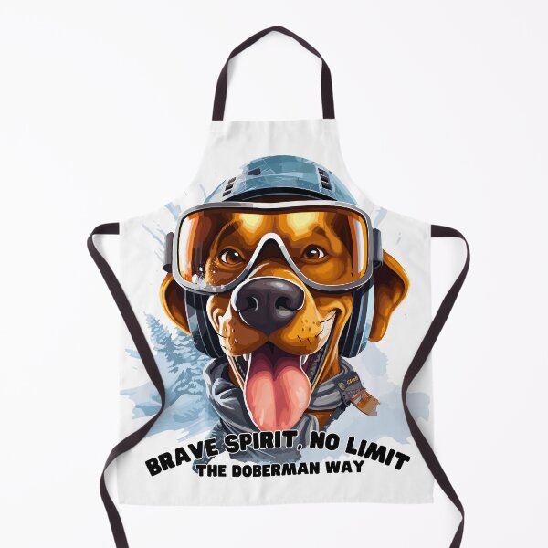 Item preview, Doberman's Winter Dash: Ski Slope Champion Tee designed and sold by Moisky Art.