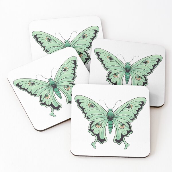 Item preview, Green Butterfly Tattoo style designed and sold by eyestetix.