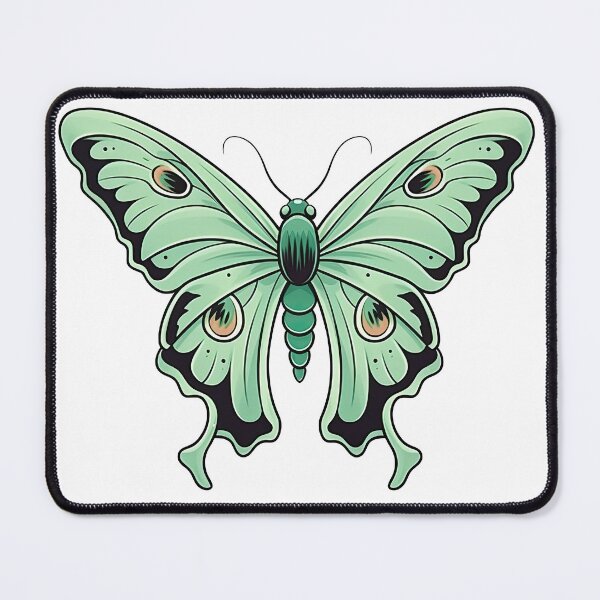 Item preview, Green Butterfly Tattoo style designed and sold by eyestetix.