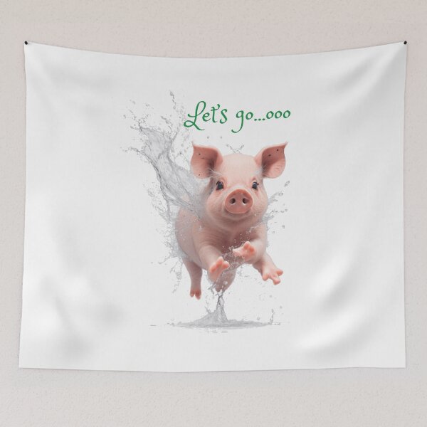 Item preview, piggy running designed and sold by Kodchaporn-P.