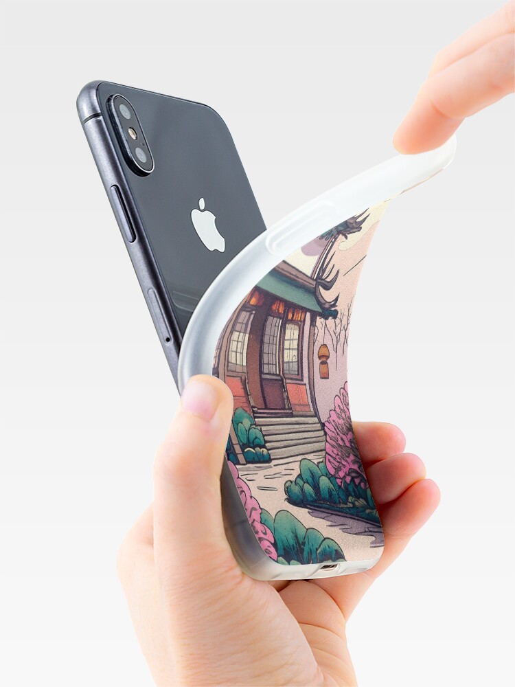 Thumbnail 4 of 5, iPhone Case, Old Traditional Chinese house Siheyuan Drawing designed and sold by Patricks-Art.