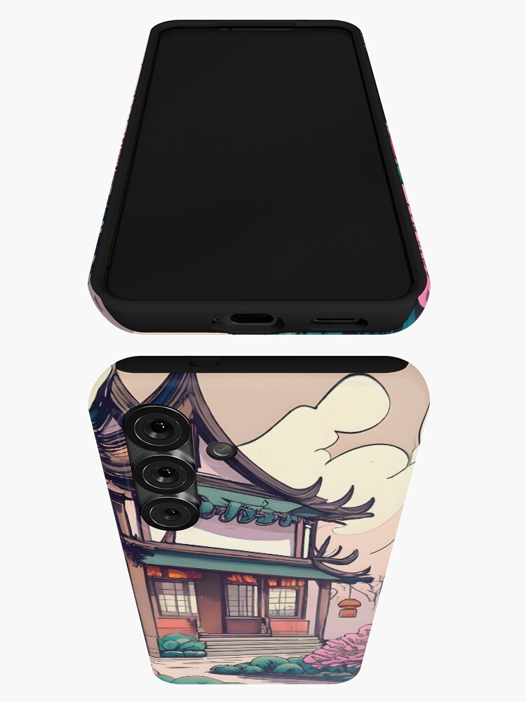Thumbnail 3 of 4, Samsung Galaxy Phone Case, Old Traditional Chinese house Siheyuan Drawing designed and sold by Patricks-Art.