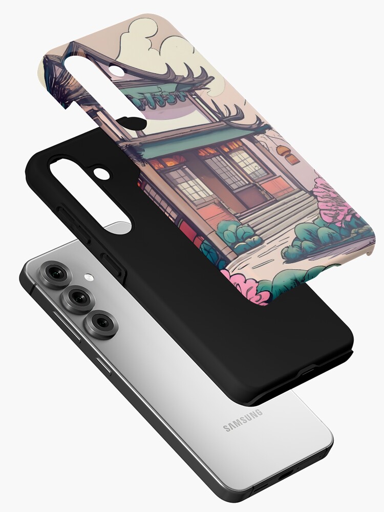 Thumbnail 2 of 4, Samsung Galaxy Phone Case, Old Traditional Chinese house Siheyuan Drawing designed and sold by Patricks-Art.