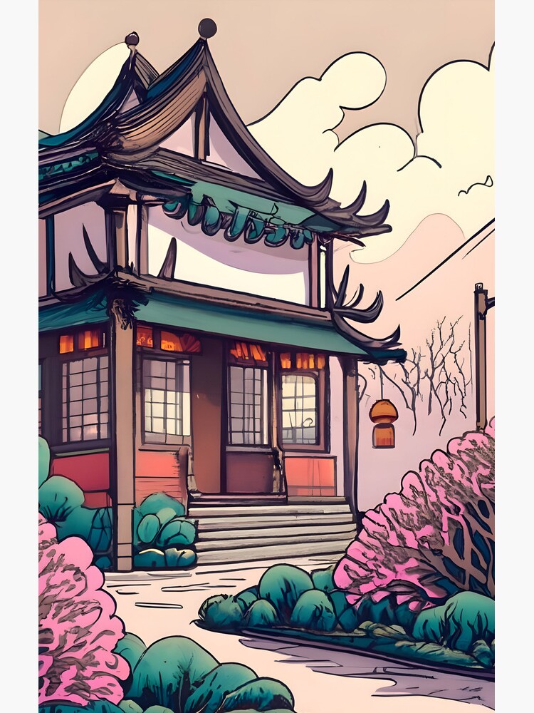 Thumbnail 4 of 4, Samsung Galaxy Phone Case, Old Traditional Chinese house Siheyuan Drawing designed and sold by Patricks-Art.
